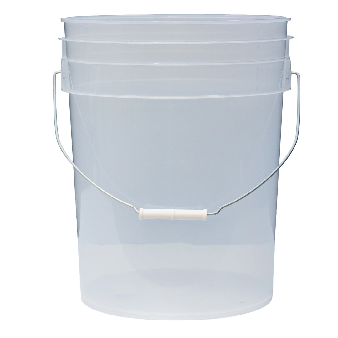 Clear 20L Bucket with Grit Guard