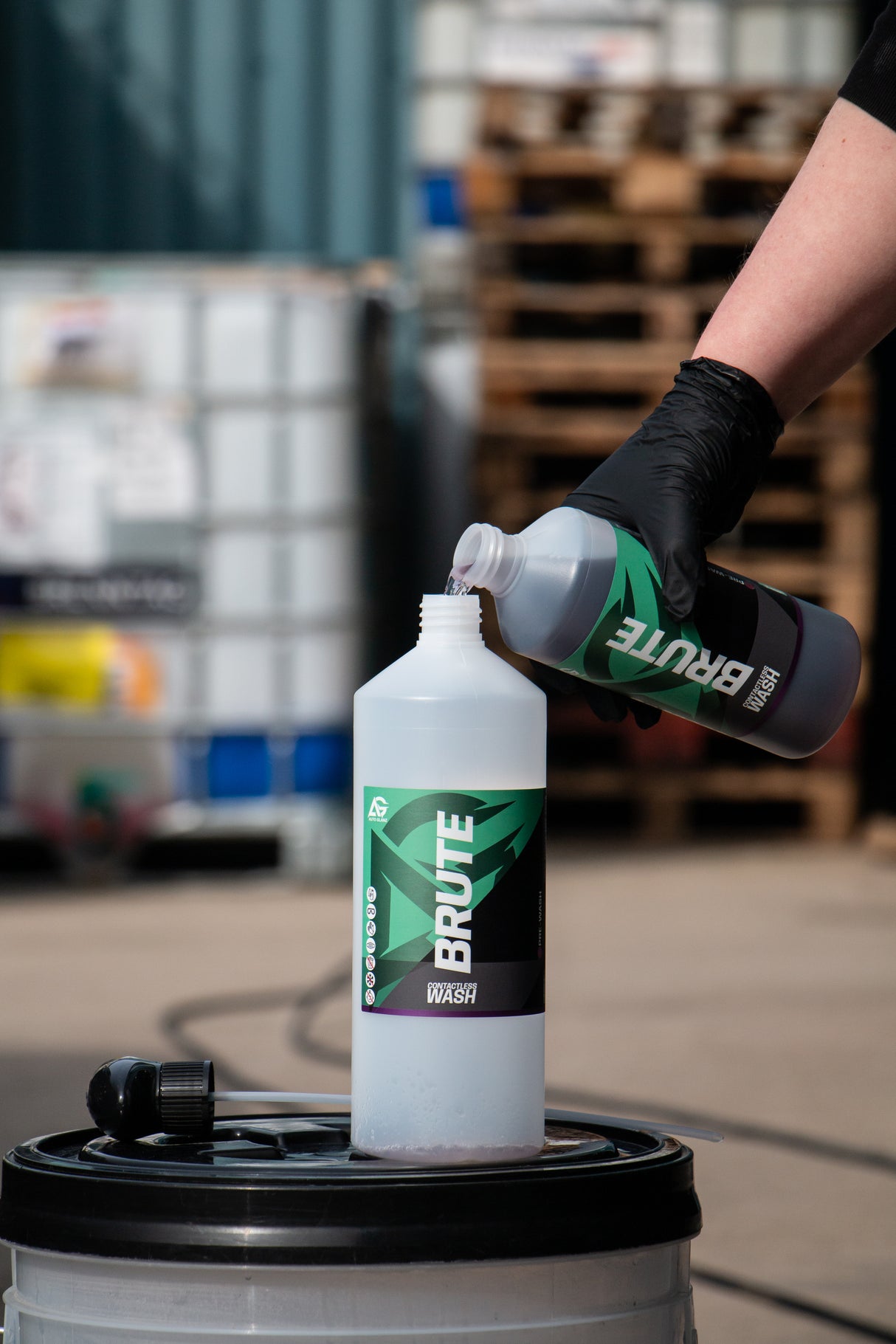 Empty HDPE 500ml Bottle - With Trigger - Acid Resistant Bottle