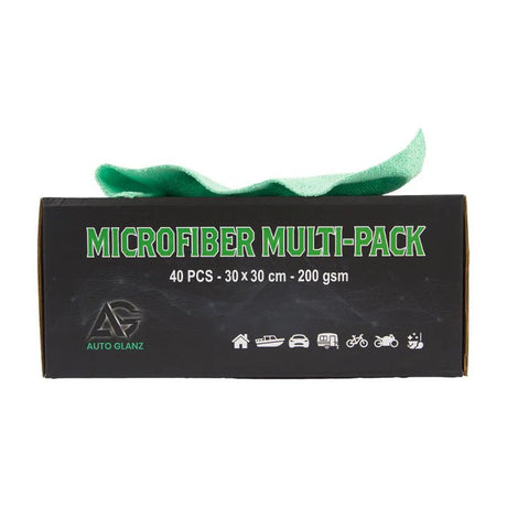 Microfiber Cloth Multipack 40pk - AutoGlanz AG Car Care