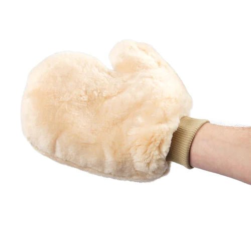 Lambswool Wash Mitt Upgraded Version [Soft] AutoGlanz AG Car Care