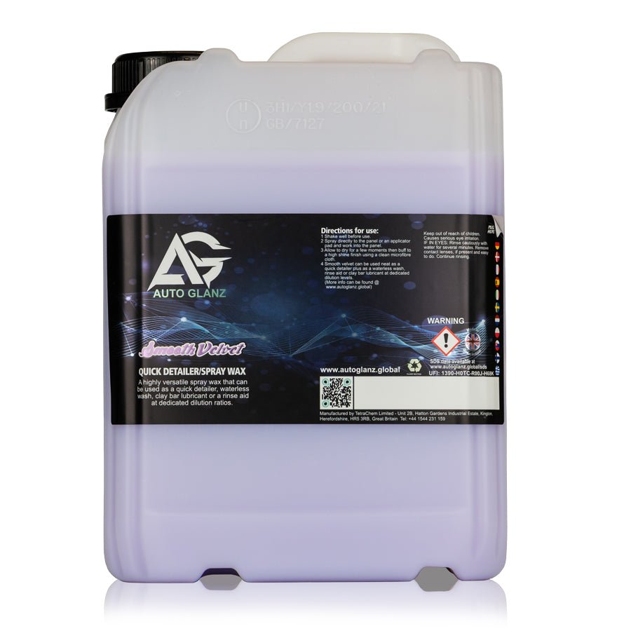 Smooth Velvet - Quick Detailer/Spray Wax - AutoGlanz AG Car Care