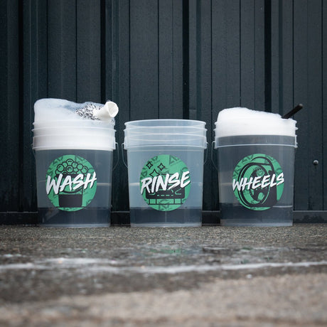 Transparent Detailing Bucket Set - AutoGlanz AG Car Care