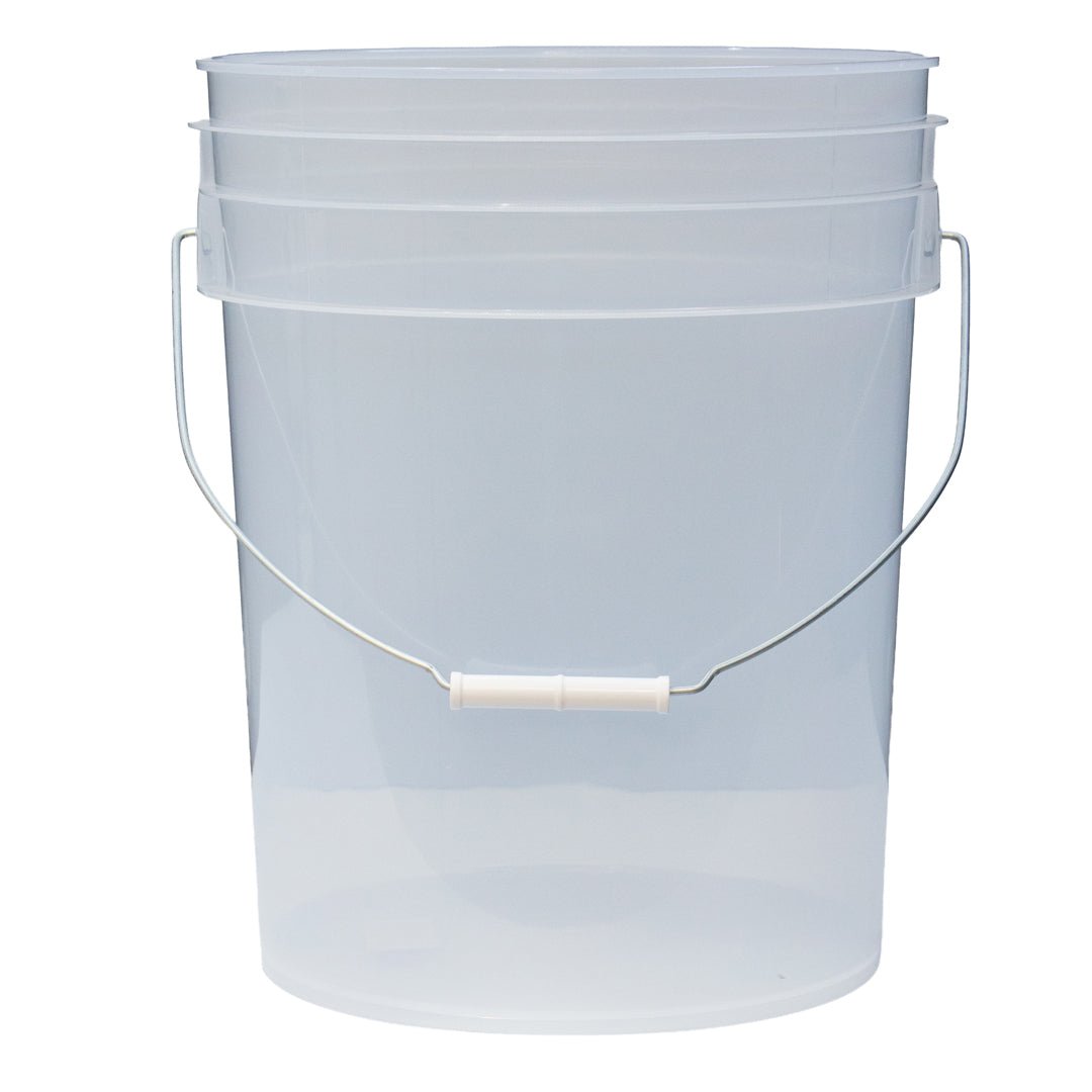 Clear 20L Detailing Bucket with Grit Guard - AutoGlanz AG Car Care