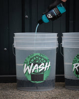 Clear 20L Detailing Bucket with Grit Guard - AutoGlanz AG Car Care