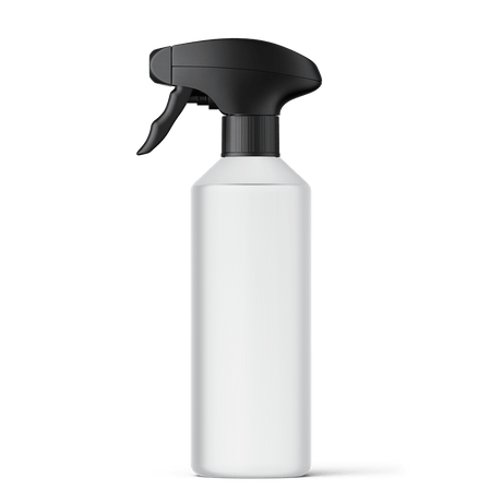 Empty HDPE 500ml Bottle - With Trigger - Acid Resistant Bottle - AutoGlanz AG Car Care