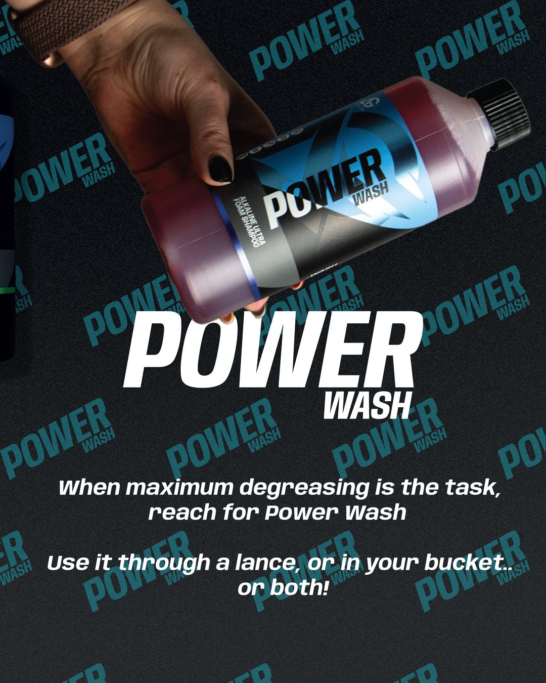 Power Wash - Alkaline Ultra Foam Shampoo - AutoGlanz AG Car Care